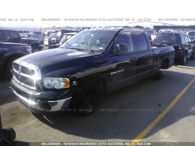 3D7KU28C53G758154 - 2003 DODGE RAM 2500 ST/SLT BLACK photo 2