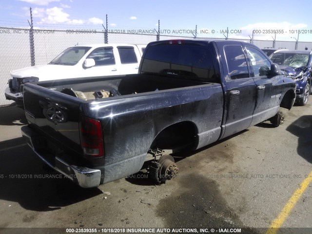 3D7KU28C53G758154 - 2003 DODGE RAM 2500 ST/SLT BLACK photo 4