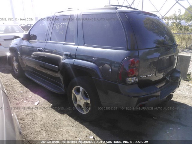 1GNDT13S952147139 - 2005 CHEVROLET TRAILBLAZER LS/LT GRAY photo 3