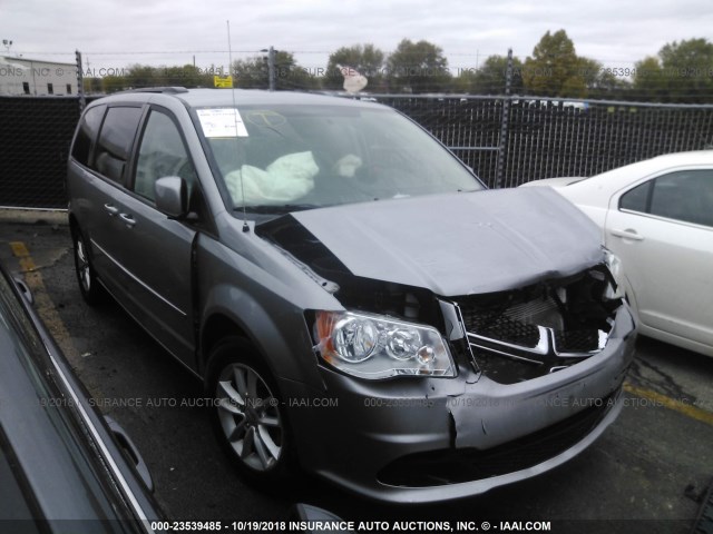 2C4RDGCG4FR518589 - 2015 DODGE GRAND CARAVAN SXT GRAY photo 1