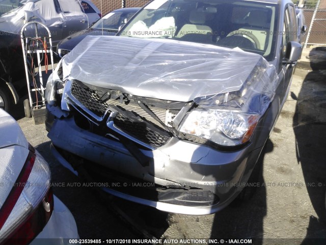 2C4RDGCG4FR518589 - 2015 DODGE GRAND CARAVAN SXT GRAY photo 6