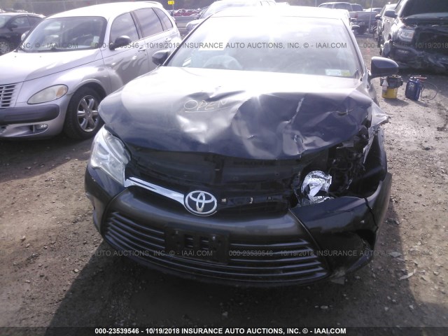 4T4BF1FK2FR493110 - 2015 TOYOTA CAMRY LE/XLE/SE/XSE BLACK photo 6