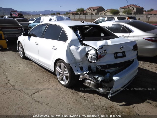 3VW5T7AJ6HM307949 - 2017 VOLKSWAGEN JETTA GLI WHITE photo 3