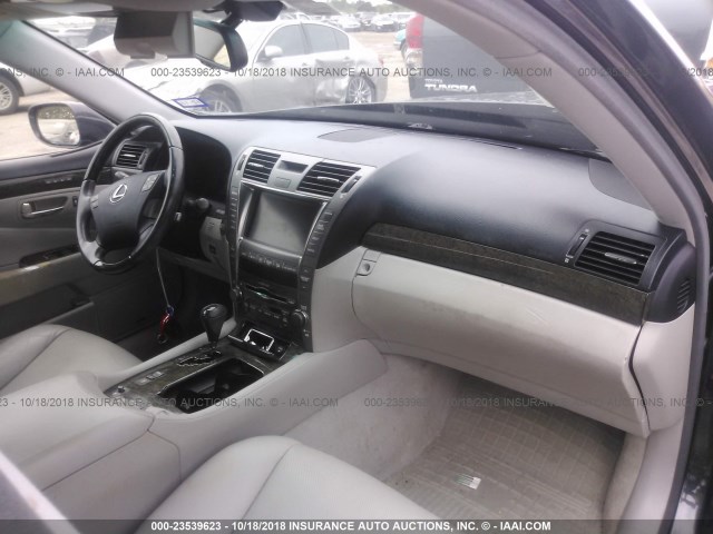 JTHBL46F285064282 - 2008 LEXUS LS 460 GRAY photo 5