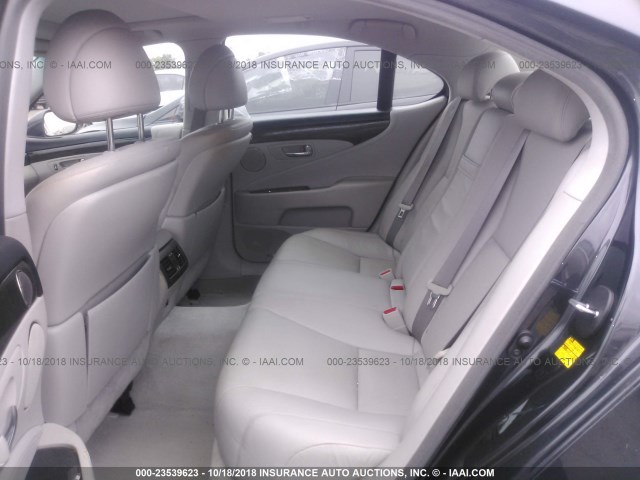 JTHBL46F285064282 - 2008 LEXUS LS 460 GRAY photo 8