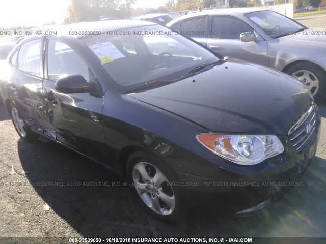 KMHDU46D59U604815 - 2009 HYUNDAI ELANTRA GLS/SE BLACK photo 1