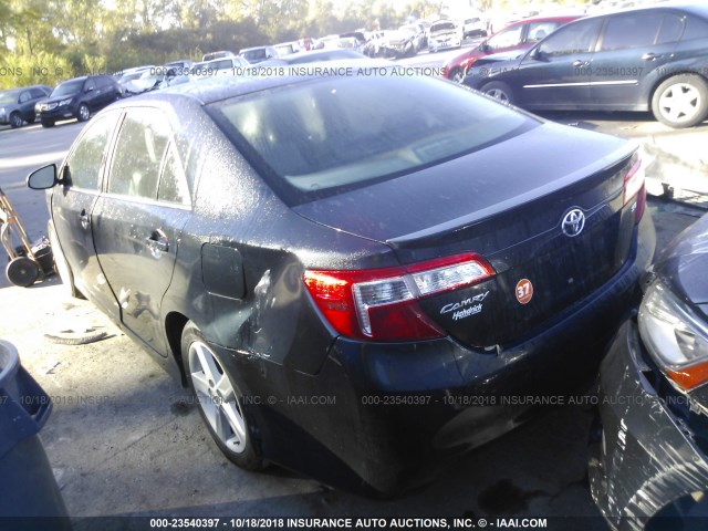 4T1BF1FK1DU224202 - 2013 TOYOTA CAMRY L/SE/LE/XLE 黑色 照片 3