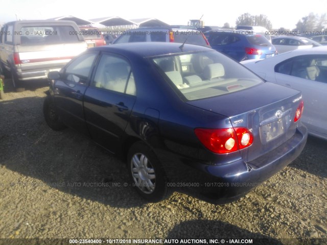 1NXBR30E27Z774146 - 2007 TOYOTA COROLLA CE/LE/S BLUE photo 3