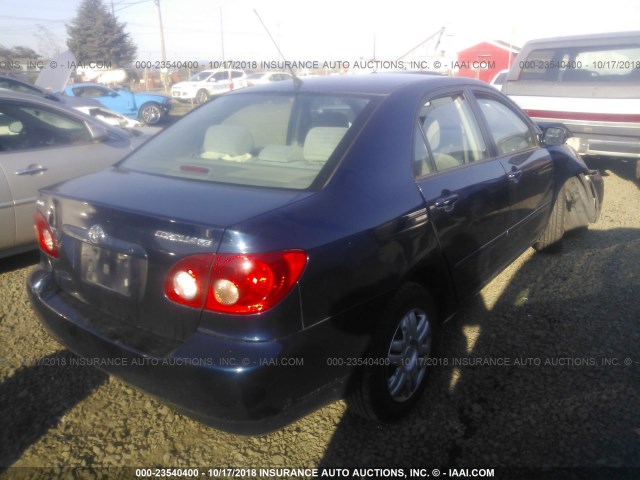 1NXBR30E27Z774146 - 2007 TOYOTA COROLLA CE/LE/S BLUE photo 4