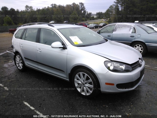 3VWPL7AJ2CM713079 - 2012 VOLKSWAGEN JETTA TDI SILVER photo 1