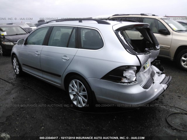 3VWPL7AJ2CM713079 - 2012 VOLKSWAGEN JETTA TDI SILVER photo 3