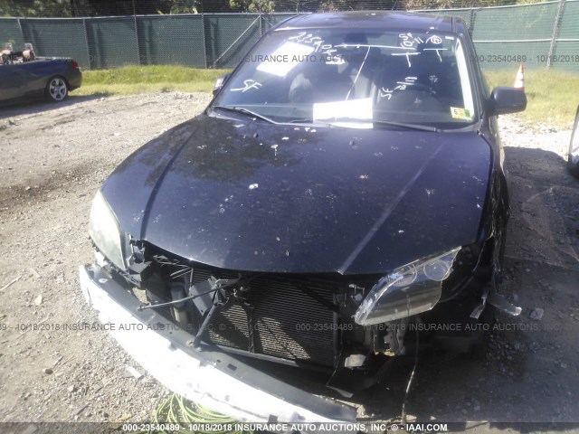 JM1BK323981154773 - 2008 MAZDA 3 S BLACK photo 6