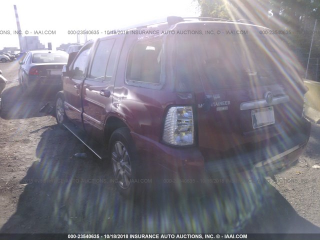 4M2EU38E38UJ11541 - 2008 MERCURY MOUNTAINEER PREMIER RED photo 3