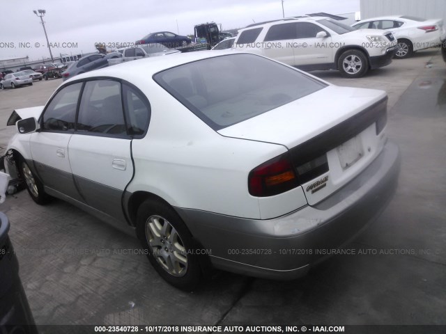 4S3BE686717203269 - 2001 SUBARU LEGACY OUTBACK LIMITED WHITE photo 3