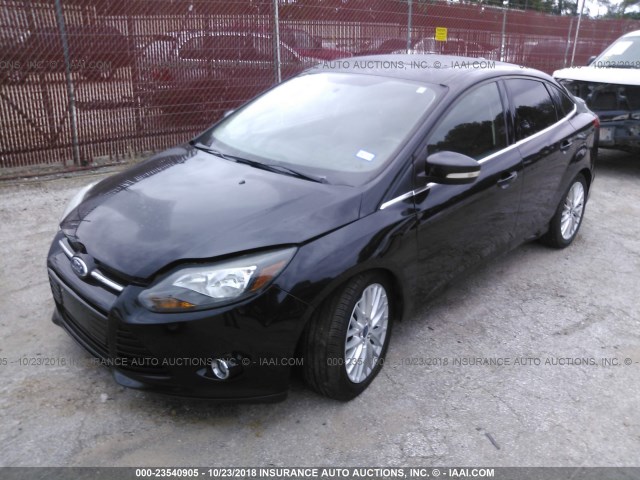 1FADP3J22DL375770 - 2013 FORD FOCUS TITANIUM BLACK photo 2