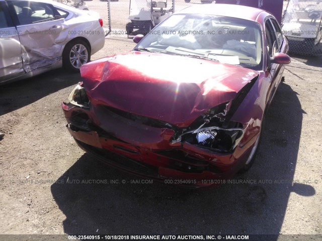 1FAFP55SXYG203192 - 2000 FORD TAURUS SES MAROON photo 6