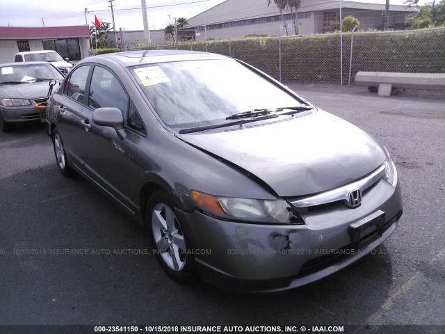 2HGFA16938H315189 - 2008 HONDA CIVIC EXL GRAY photo 1