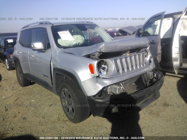 ZACCJBDT3FPB94102 - 2015 JEEP RENEGADE LIMITED SILVER photo 1