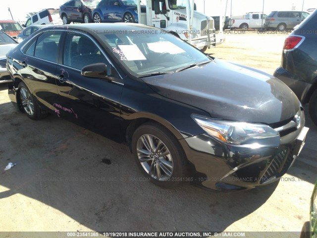 4T1BF1FK1HU394341 - 2017 TOYOTA CAMRY LE/XLE/SE/XSE BLACK photo 1