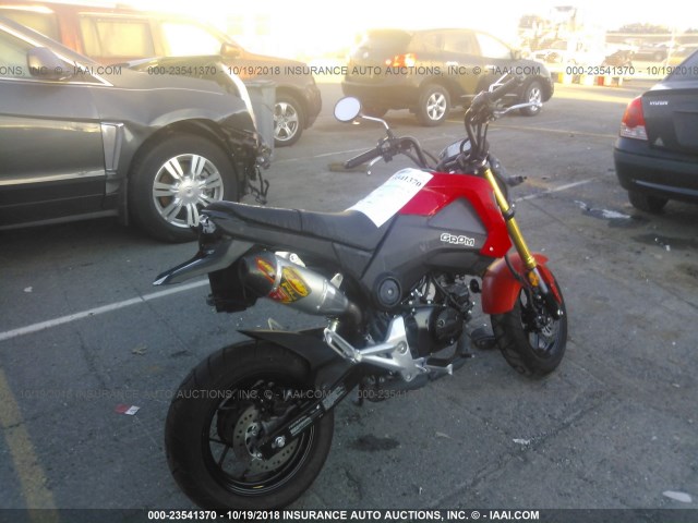 MLHJC6113F5103976 - 2015 HONDA GROM 125 RED photo 4