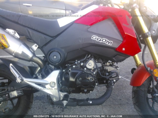 MLHJC6113F5103976 - 2015 HONDA GROM 125 RED photo 8