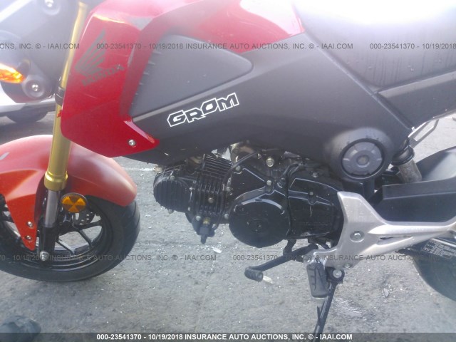 MLHJC6113F5103976 - 2015 HONDA GROM 125 RED photo 9