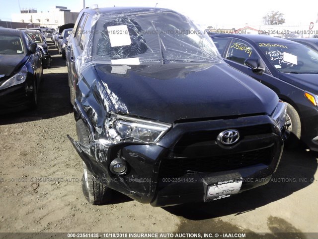 JTEBU5JRXH5416798 - 2017 TOYOTA 4RUNNER SR5 PREM/LTDL/TRAIL/TRD BLACK photo 6