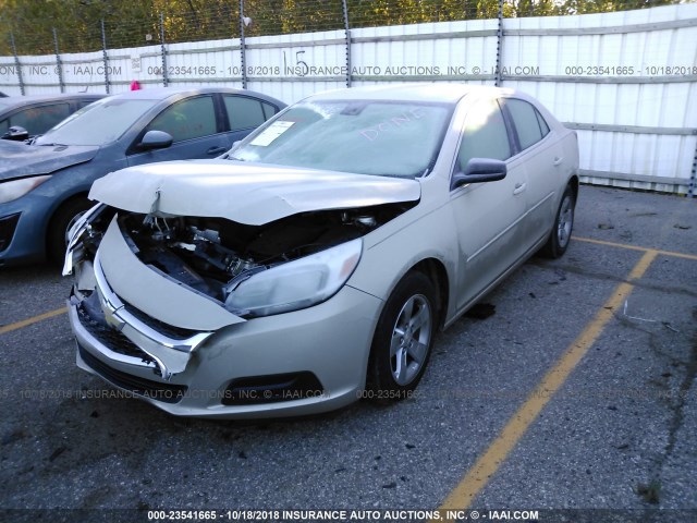 1G11B5SL4EF121601 - 2014 CHEVROLET MALIBU LS 棕色 照片 2