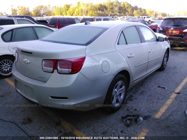 1G11B5SL4EF121601 - 2014 CHEVROLET MALIBU LS 棕色 照片 4