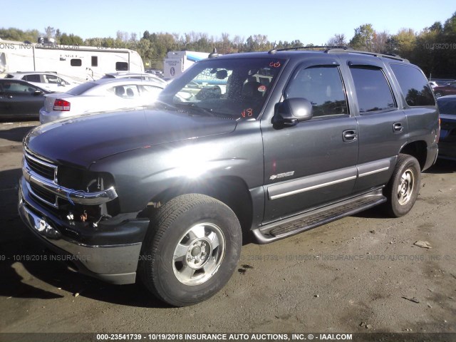 1GNEK13T83J111140 - 2003 CHEVROLET TAHOE K1500 GREEN photo 2