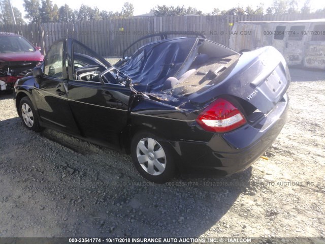 3N1CC1AP3BL391045 - 2011 NISSAN VERSA S/SL BLACK photo 3