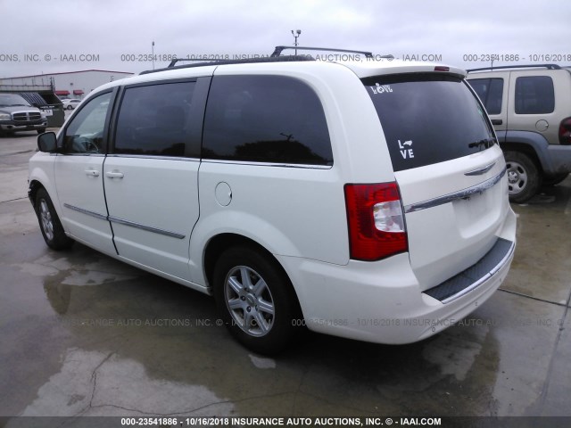 2A4RR5DG0BR703070 - 2011 CHRYSLER TOWN & COUNTRY TOURING WHITE photo 3