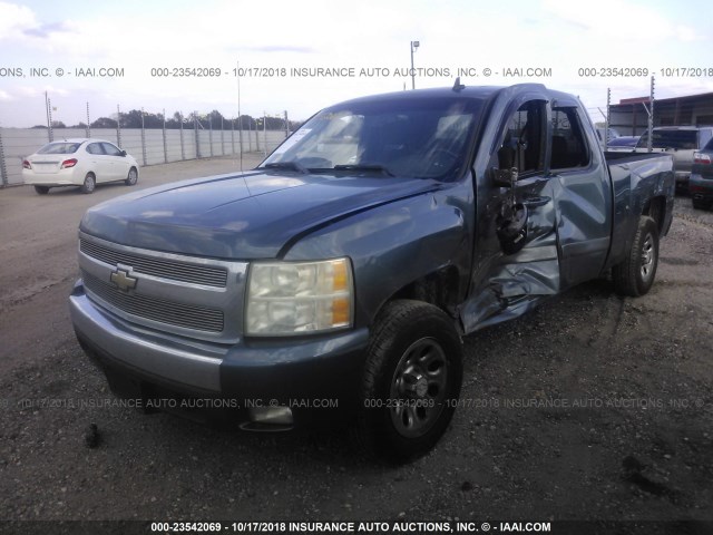 1GCEC19J58Z253353 - 2008 CHEVROLET SILVERADO C1500 GREEN photo 2