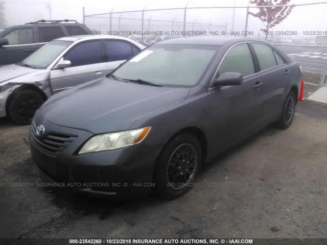 4T1BE46K48U203886 - 2008 TOYOTA CAMRY CE/LE/XLE/SE GRAY photo 2