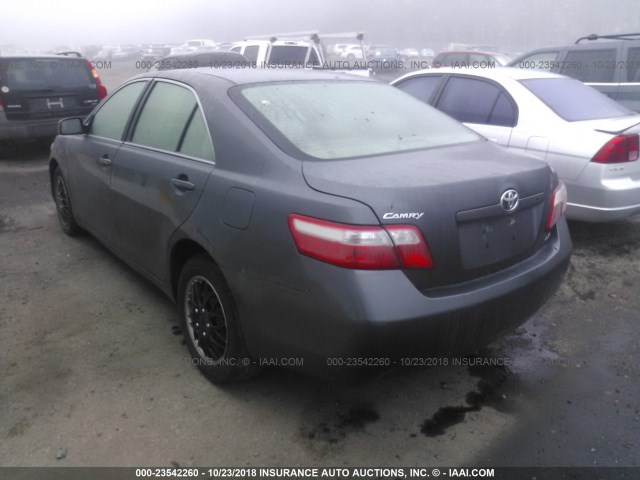 4T1BE46K48U203886 - 2008 TOYOTA CAMRY CE/LE/XLE/SE GRAY photo 3