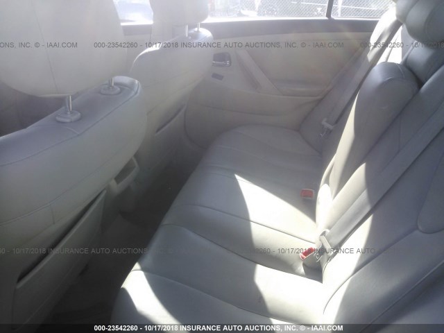 4T1BE46K48U203886 - 2008 TOYOTA CAMRY CE/LE/XLE/SE GRAY photo 8