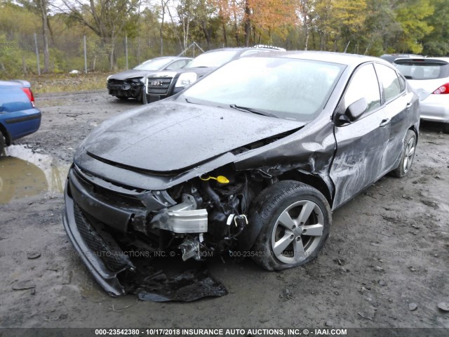 1C3CDFBB9GD667725 - 2016 DODGE DART SXT GRAY photo 2