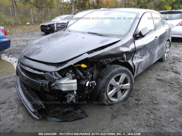 1C3CDFBB9GD667725 - 2016 DODGE DART SXT GRAY photo 6