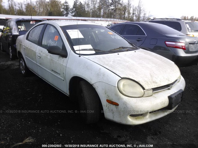 1B3ES46C8YD762202 - 2000 DODGE NEON ES WHITE photo 1