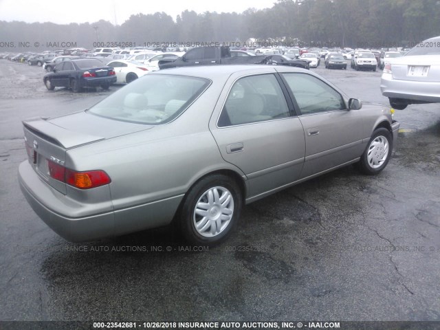 4T1BG22K31U069947 - 2001 TOYOTA CAMRY CE/LE/XLE BROWN photo 4