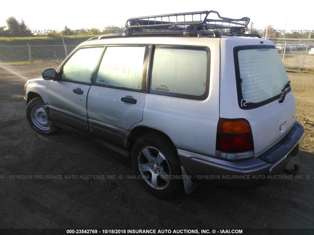 JF1SF6552XG701399 - 1999 SUBARU FORESTER S/S LIMITED SILVER photo 3