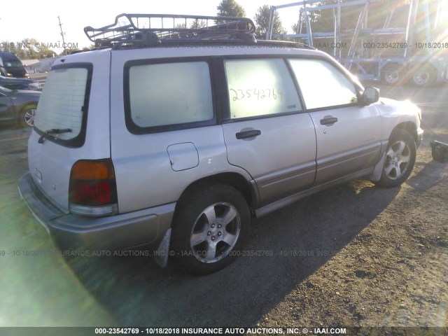 JF1SF6552XG701399 - 1999 SUBARU FORESTER S/S LIMITED SILVER photo 4