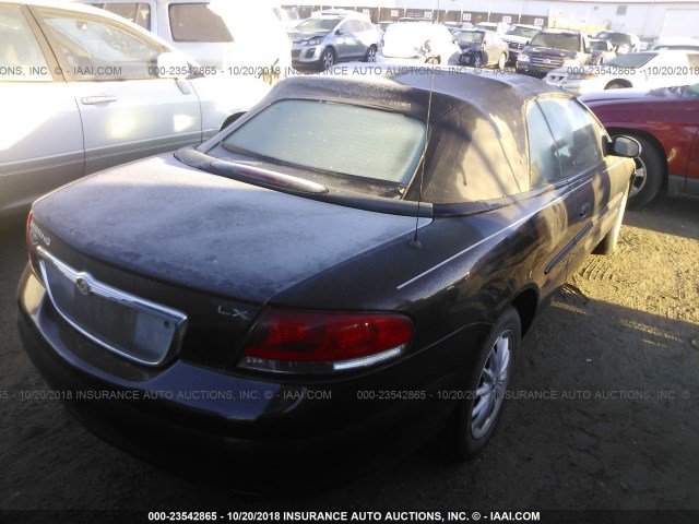 1C3EL45T53N534680 - 2003 CHRYSLER SEBRING LX PURPLE photo 4