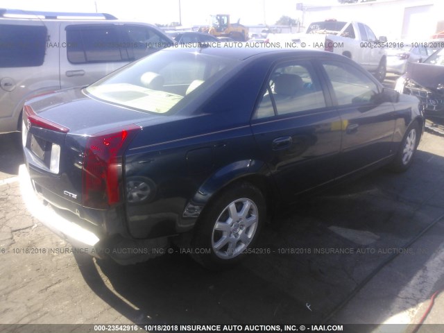 1G6DP577770148608 - 2007 CADILLAC CTS HI FEATURE V6 Dark Blue photo 4