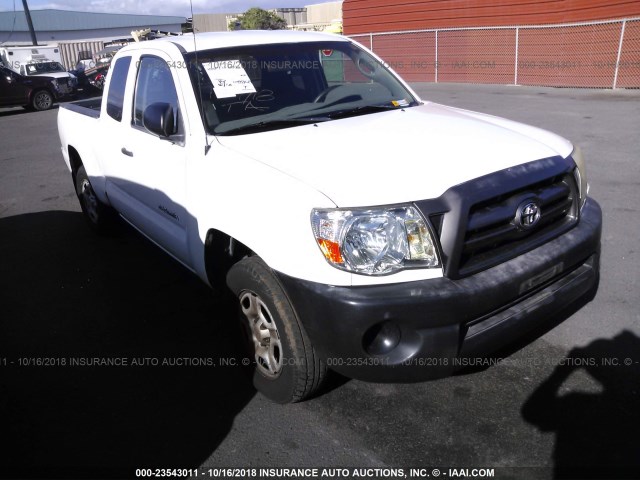 5TETX22N76Z301094 - 2006 TOYOTA TACOMA ACCESS CAB თეთრი ფოტო 1
