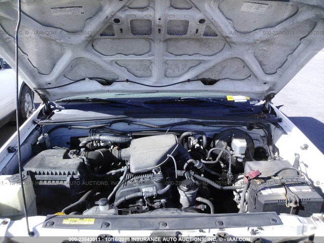 5TETX22N76Z301094 - 2006 TOYOTA TACOMA ACCESS CAB თეთრი ფოტო 10