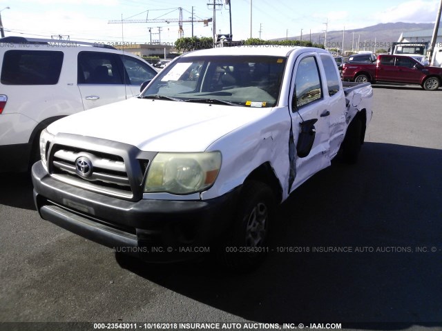 5TETX22N76Z301094 - 2006 TOYOTA TACOMA ACCESS CAB თეთრი ფოტო 2