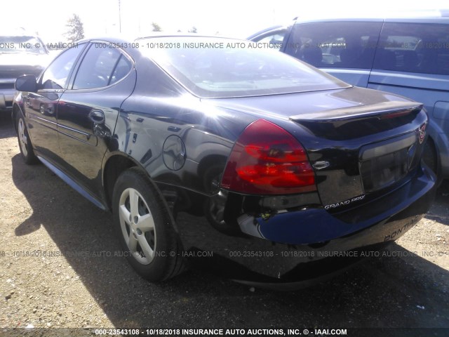 2G2WP552481140084 - 2008 PONTIAC GRAND PRIX BLACK photo 3