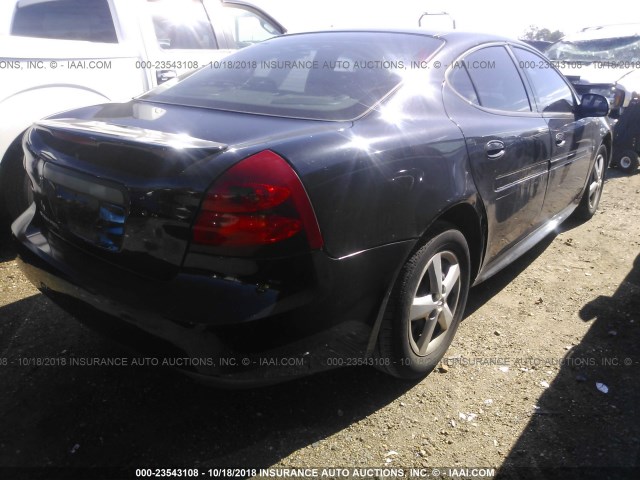 2G2WP552481140084 - 2008 PONTIAC GRAND PRIX BLACK photo 4