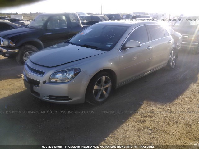 1G1ZC5EU4CF313666 - 2012 CHEVROLET MALIBU 1LT 米色 照片 2